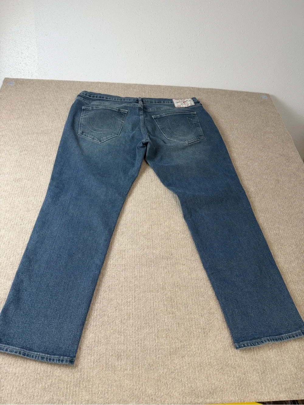 True Religion Men's Ricky Relaxed Straight Leg Jeans Relaxed Slim